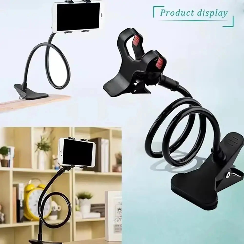 Gooseneck Stand Holder Flexible Bed Desk Table Clip 360 Degree Adjustable Arthurgadgets