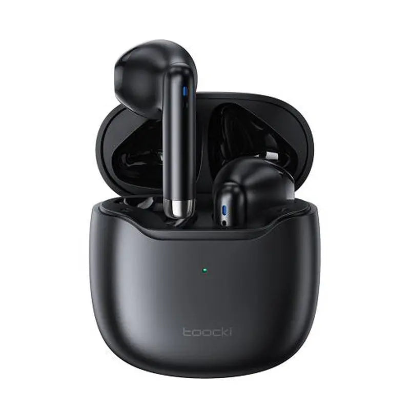 Wireless Earbuds 40H Playtime 8H Continuous Playtime Bluetooth Earbuds Stereo Bluetooth Wireless Headphones with Microphone and Charging Case for Ios Android Sports Black